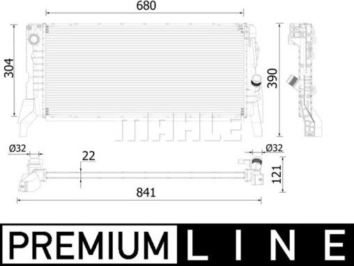 Wilmink Group WG2183264 - Радіатор, охолодження двигуна autozip.com.ua