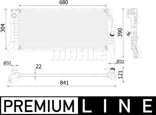 Wilmink Group WG2183266 - Радіатор, охолодження двигуна autozip.com.ua