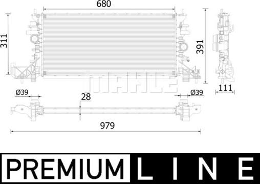 Wilmink Group WG2183213 - Радіатор, охолодження двигуна autozip.com.ua