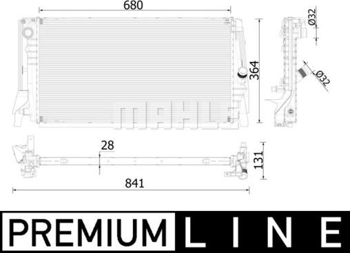 Wilmink Group WG2183282 - Радіатор, охолодження двигуна autozip.com.ua