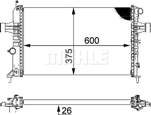 Wilmink Group WG2183224 - Радіатор, охолодження двигуна autozip.com.ua