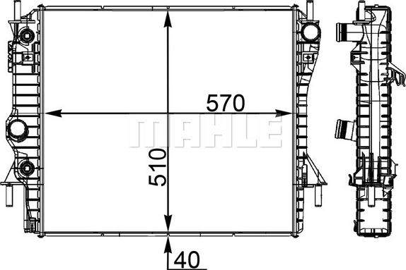 Wilmink Group WG2182968 - Радіатор, охолодження двигуна autozip.com.ua