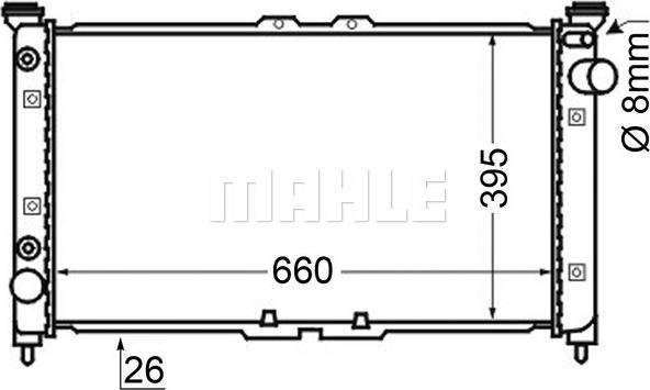 Wilmink Group WG2182569 - Радіатор, охолодження двигуна autozip.com.ua