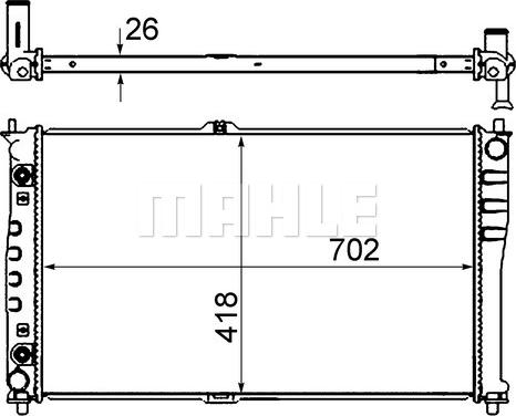 Wilmink Group WG2182538 - Радіатор, охолодження двигуна autozip.com.ua