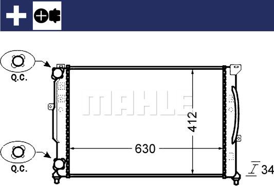 Wilmink Group WG2182618 - Радіатор, охолодження двигуна autozip.com.ua