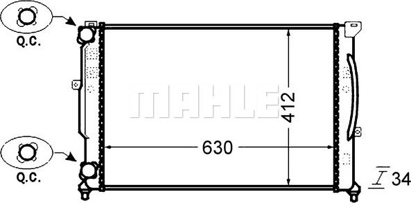 Wilmink Group WG2182618 - Радіатор, охолодження двигуна autozip.com.ua