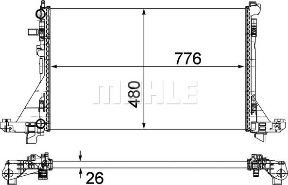 Wilmink Group WG2182868 - Радіатор, охолодження двигуна autozip.com.ua