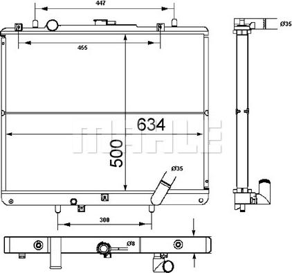 Wilmink Group WG2182862 - Радіатор, охолодження двигуна autozip.com.ua