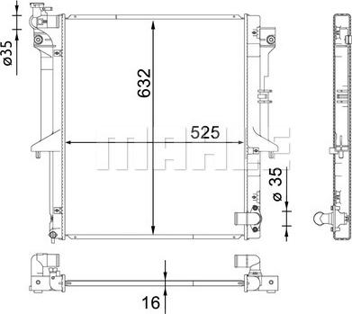 Wilmink Group WG2182811 - Радіатор, охолодження двигуна autozip.com.ua