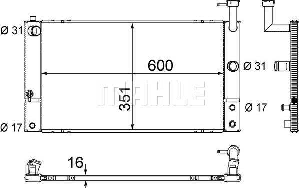 Wilmink Group WG2182884 - Радіатор, охолодження двигуна autozip.com.ua