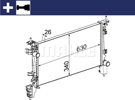 Wilmink Group WG2182360 - Радіатор, охолодження двигуна autozip.com.ua