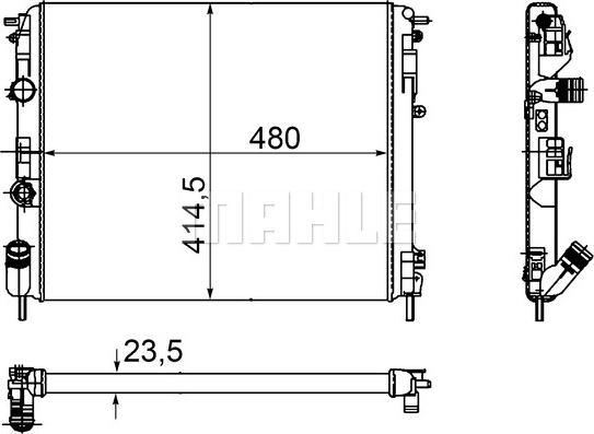 Wilmink Group WG2182381 - Радіатор, охолодження двигуна autozip.com.ua