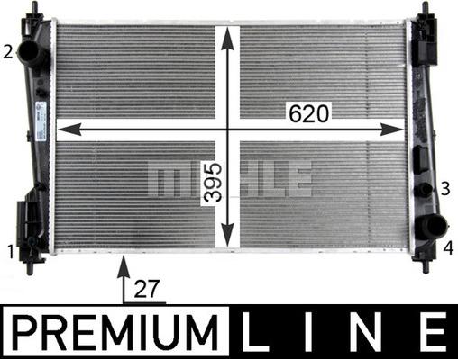 Wilmink Group WG2182335 - Радіатор, охолодження двигуна autozip.com.ua