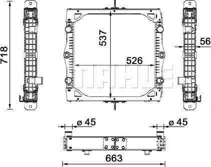 Wilmink Group WG2182374 - Радіатор, охолодження двигуна autozip.com.ua