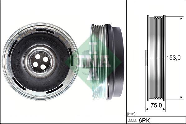 Wilmink Group WG2136894 - Ремінний шків, колінчастий вал autozip.com.ua