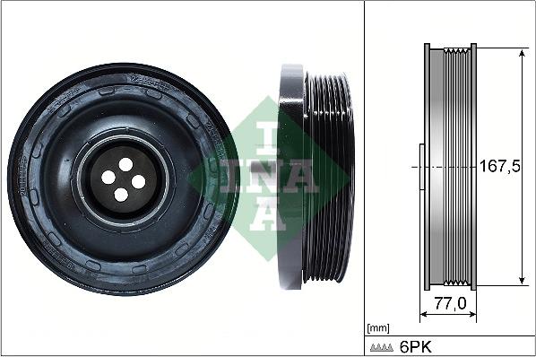 Wilmink Group WG2136890 - Ремінний шків, колінчастий вал autozip.com.ua