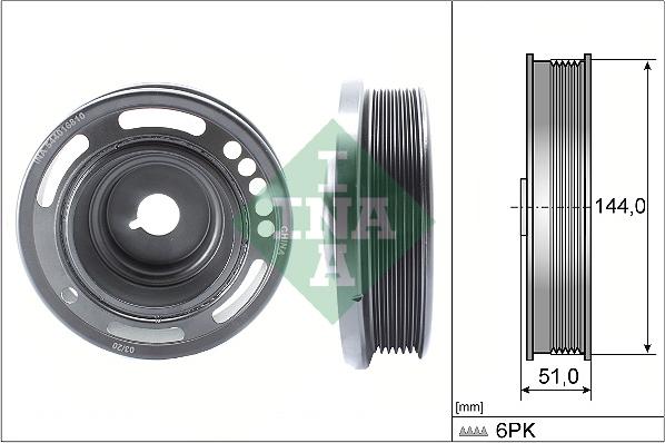 Wilmink Group WG2136893 - Ремінний шків, колінчастий вал autozip.com.ua