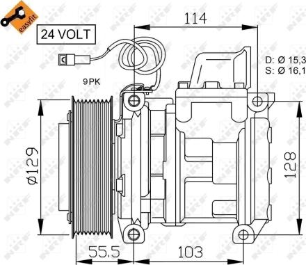 Wilmink Group WG2260583 - Компресор, кондиціонер autozip.com.ua