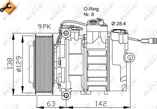 Wilmink Group WG2260570 - Компресор, кондиціонер autozip.com.ua