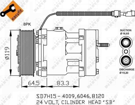 Wilmink Group WG2260610 - Компресор, кондиціонер autozip.com.ua