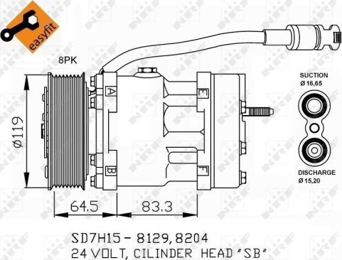 Wilmink Group WG2260611 - Компресор, кондиціонер autozip.com.ua