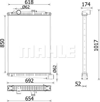 Wilmink Group WG2224713 - Радіатор, охолодження двигуна autozip.com.ua