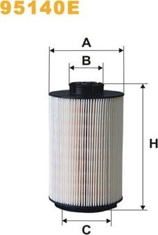 WIX Filters 95140E - Паливний фільтр autozip.com.ua