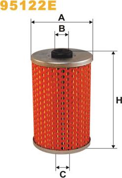 WIX Filters 95122E - Паливний фільтр autozip.com.ua
