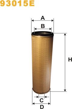 WIX Filters 93015E - Фільтр додаткового повітря autozip.com.ua
