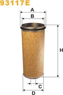 WIX Filters 93117E - Фільтр додаткового повітря autozip.com.ua