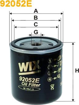 WIX Filters 92052E - Гідрофільтри, автоматична коробка передач autozip.com.ua