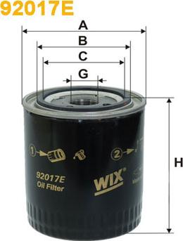 WIX Filters 92017E - Гідрофільтри, автоматична коробка передач autozip.com.ua