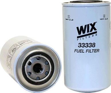 WIX Filters 33338 - Паливний фільтр autozip.com.ua