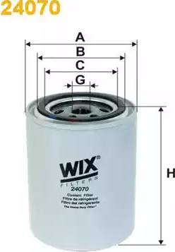 WIX Filters 24070 - Фільтр палив. CW751-24070 вир-во WIX-FILTERS autozip.com.ua