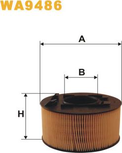 WIX Filters WA9486 - Повітряний фільтр autozip.com.ua