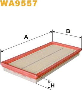 WIX Filters WA9557 - Повітряний фільтр autozip.com.ua