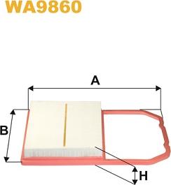 WIX Filters WA9860 - Повітряний фільтр autozip.com.ua