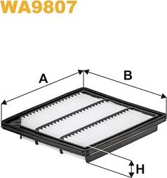 WIX Filters WA9807 - Повітряний фільтр autozip.com.ua