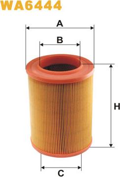 WIX Filters WA6444 - Повітряний фільтр autozip.com.ua