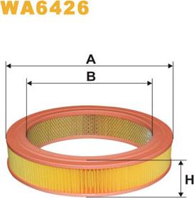 WIX Filters WA6426 - Повітряний фільтр autozip.com.ua