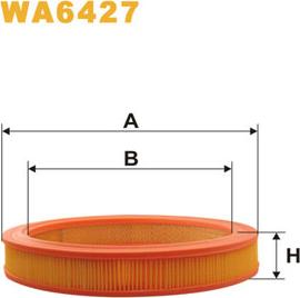 WIX Filters WA6427 - Повітряний фільтр autozip.com.ua
