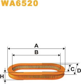 WIX Filters WA6520 - Повітряний фільтр autozip.com.ua