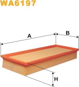 WIX Filters WA6197 - Повітряний фільтр autozip.com.ua