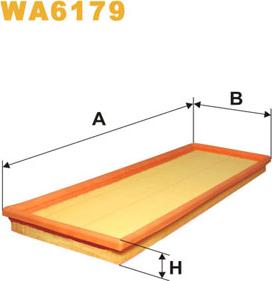 WIX Filters WA6179 - Повітряний фільтр autozip.com.ua