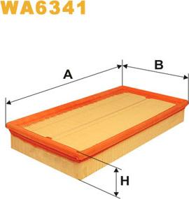 WIX Filters WA6341 - Повітряний фільтр autozip.com.ua