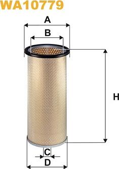 WIX Filters WA10779 - Фільтр додаткового повітря autozip.com.ua