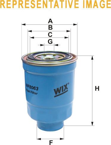 WIX Filters WF10216 - Паливний фільтр autozip.com.ua