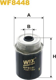 WIX Filters WF8448 - Паливний фільтр autozip.com.ua