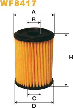 WIX Filters WF8417 - Паливний фільтр autozip.com.ua