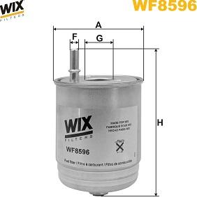 WIX Filters WF8596 - Паливний фільтр autozip.com.ua